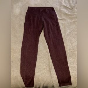 Aerie Maroon Large Yoga Pants